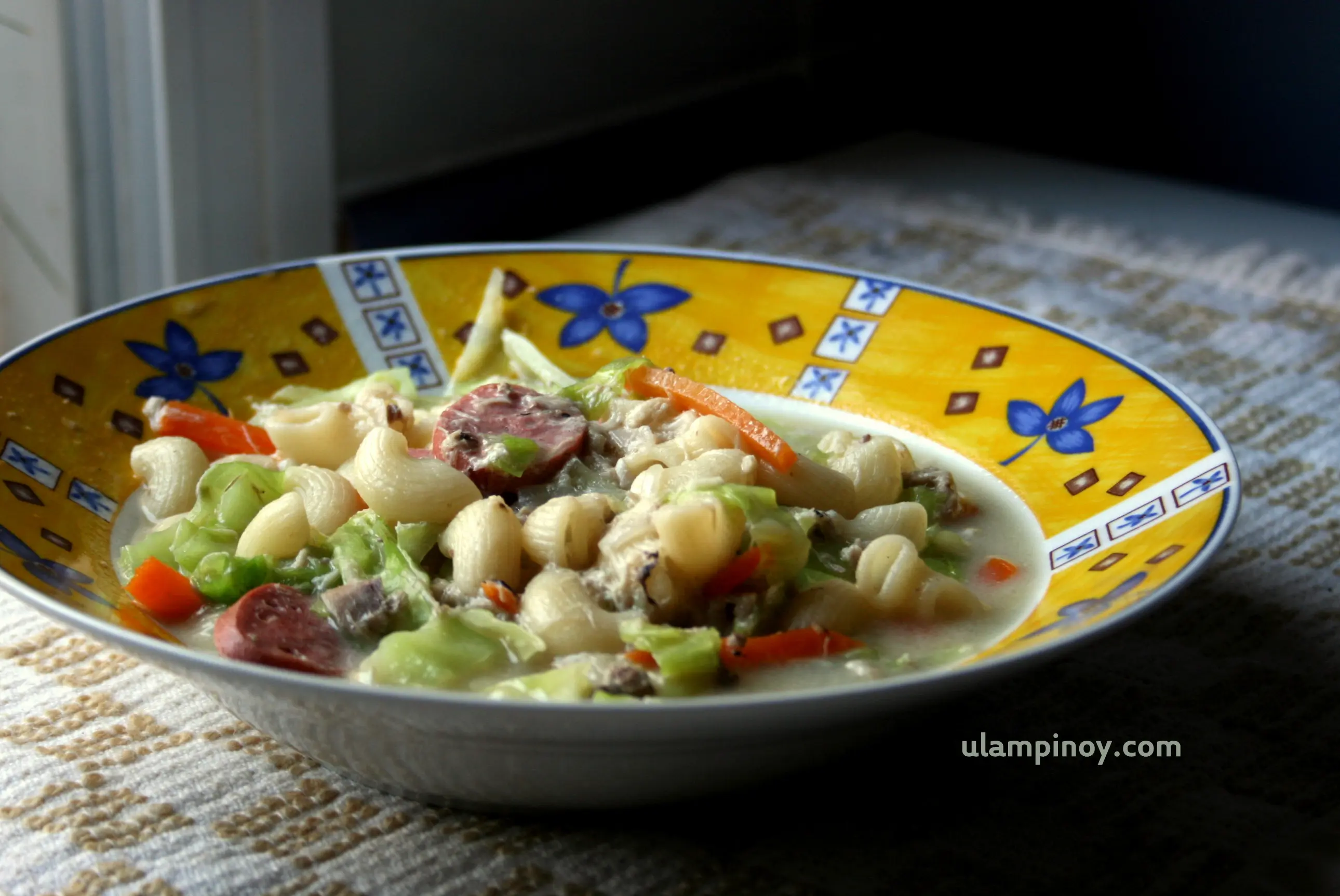 Chicken Sopas served hot